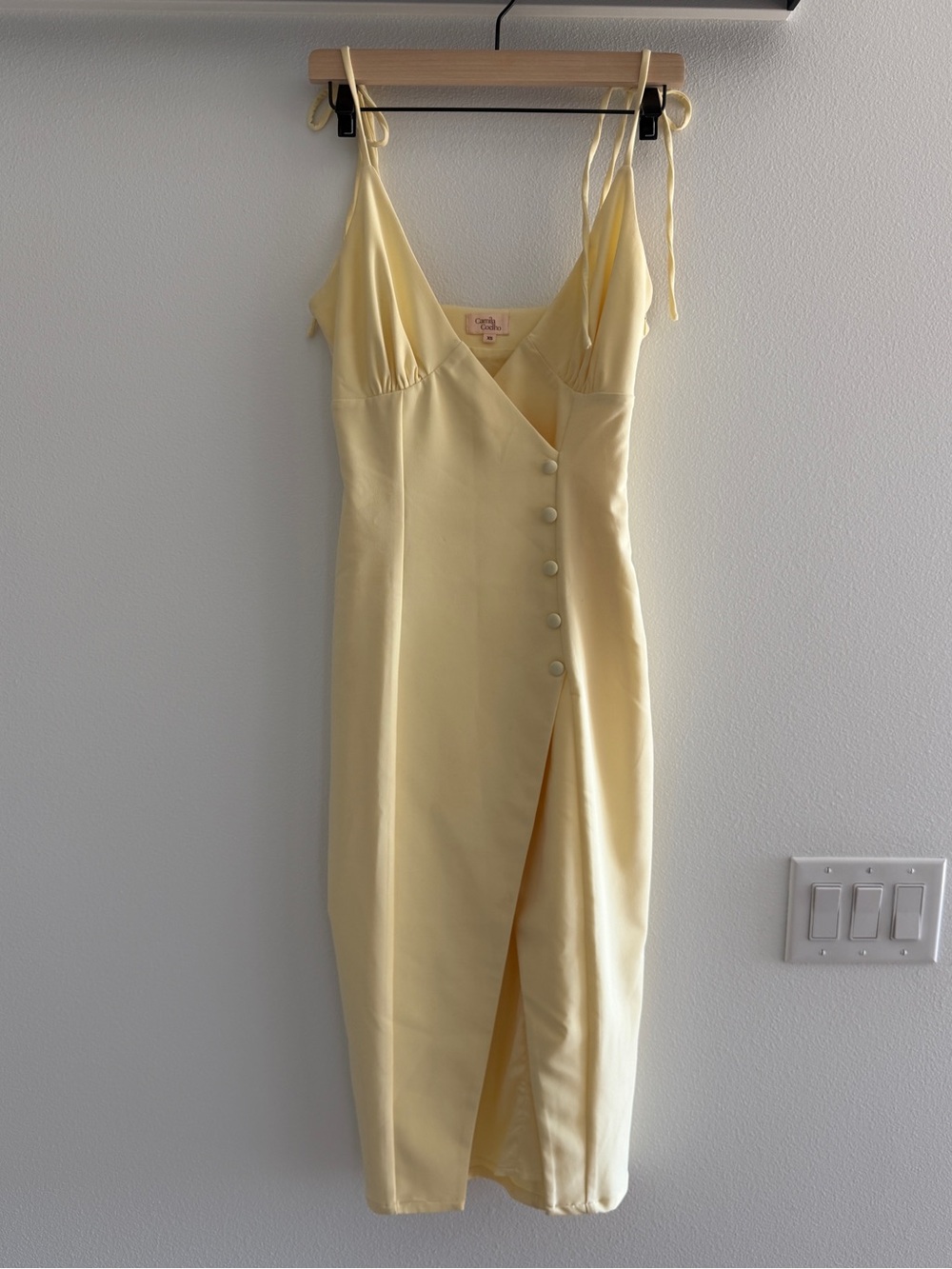 Camila Coelho Butter Yellow Dress